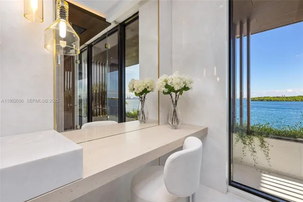 a very nice looking room with a large window