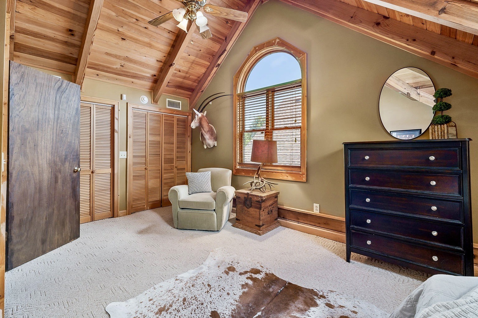 469 Theas Way Liberty, TN 37095 - Photo 25 of 35 a bedroom with a bed and a mirror on the dresser