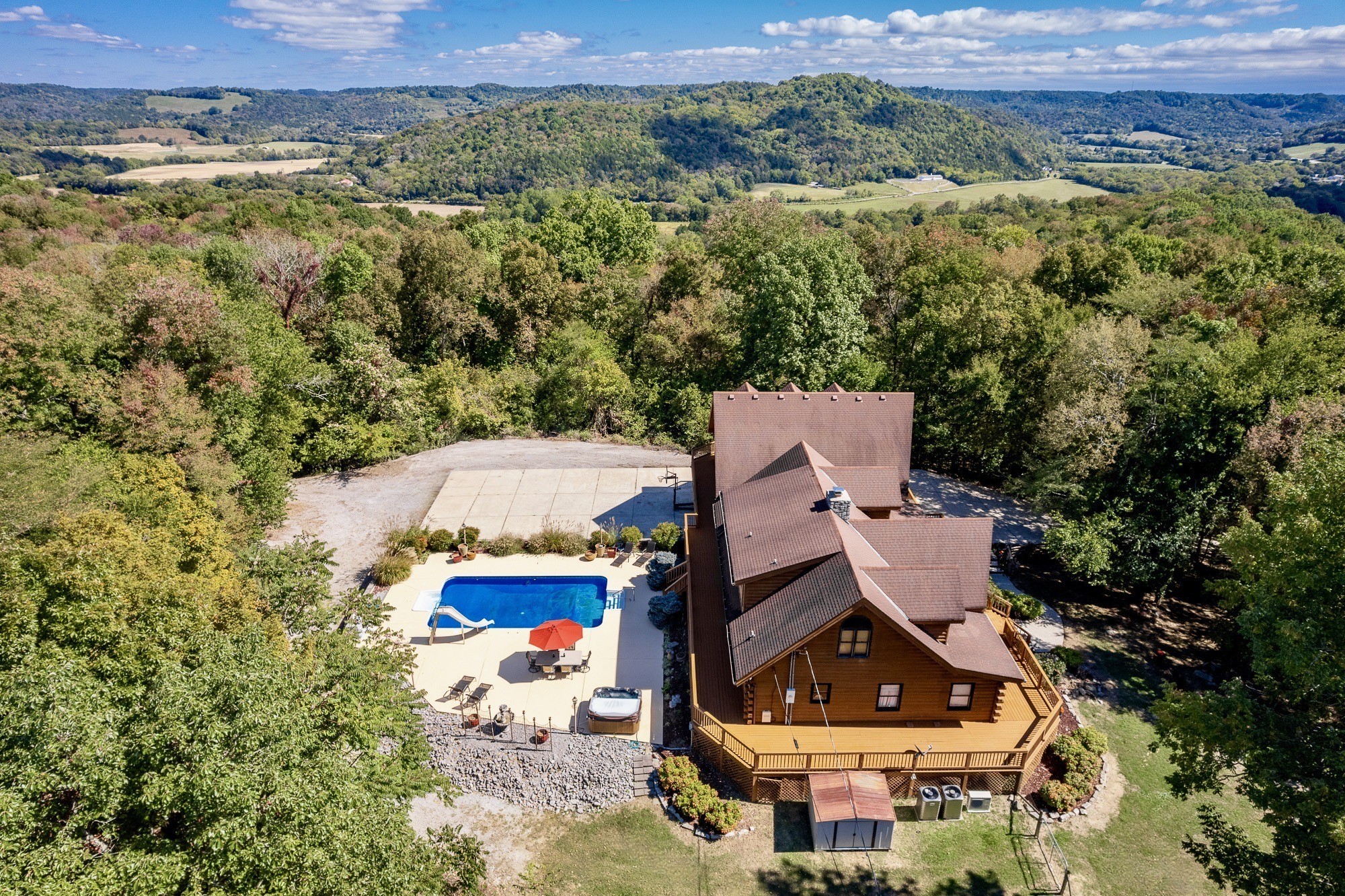 469 Theas Way Liberty, TN 37095 - Photo 35 of 35 an aerial view of a house with a yard