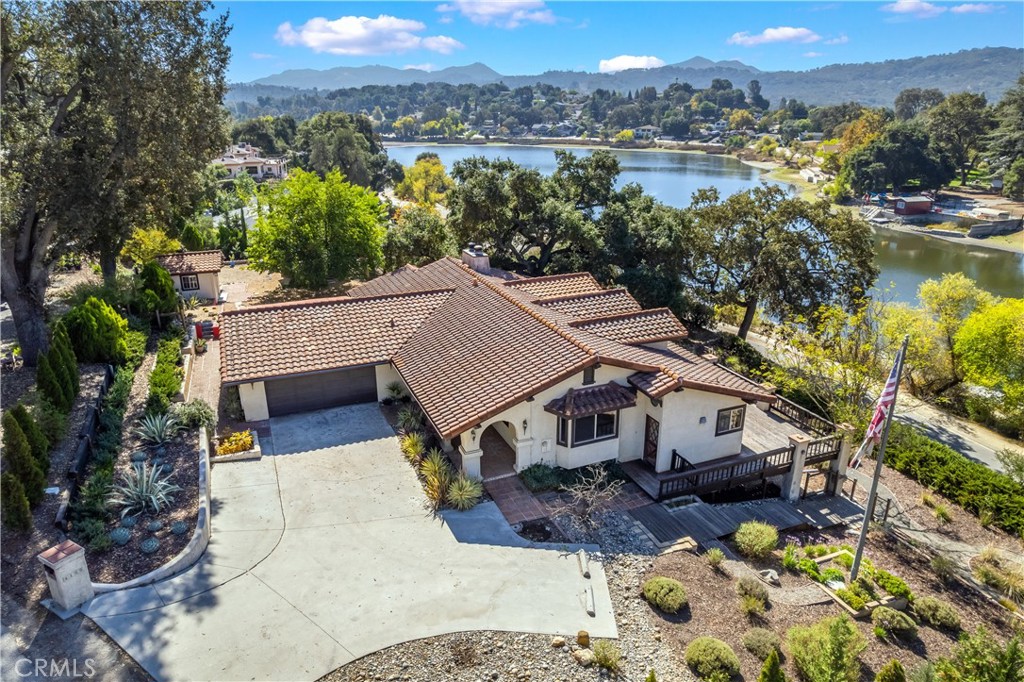 8200 Portola Road Atascadero, CA 93422 - Photo 1 of 1 a view of a house with a yard and lake view