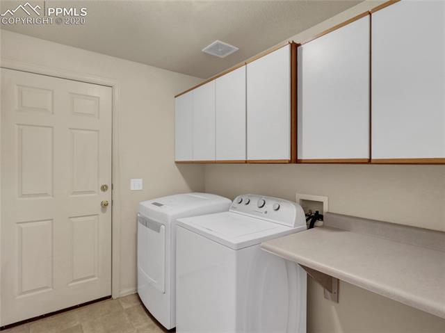 8599 Tibbs Road Peyton, CO 80831 - Photo 25 of 38 Fantastic mud/laundry room with cabinets and countertop space