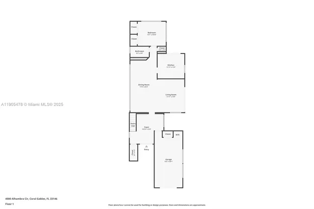 $8,000 | 4000 Alhambra Circle, Coral Gables, FL 33146