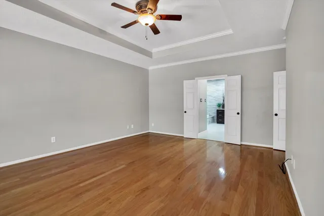 a spacious bathroom with a double vanity sink double and mirror