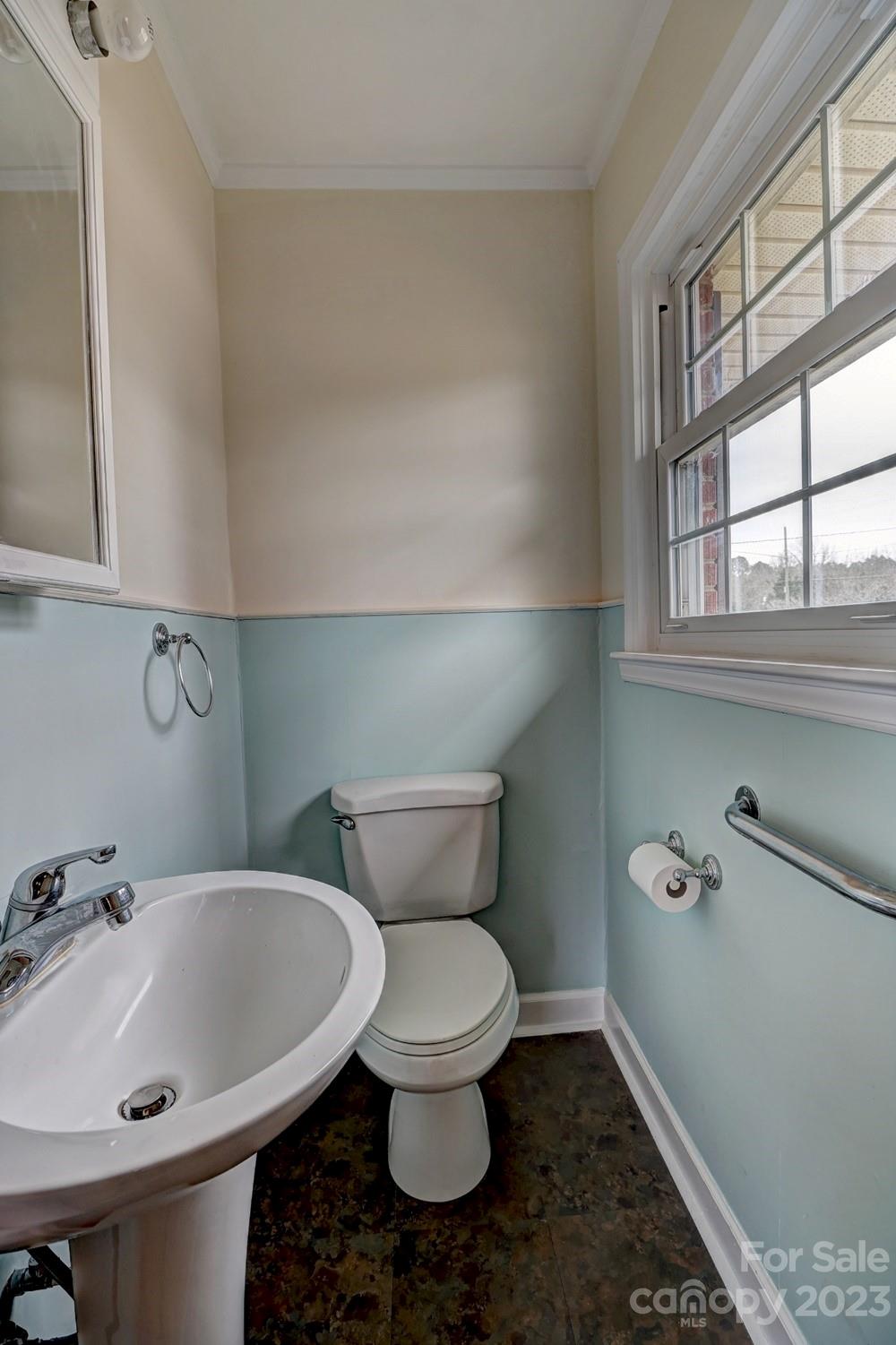 1408 Delview Road Cherryville, NC 28021 - Photo 14 of 23 a bathroom with a sink and a toilet
