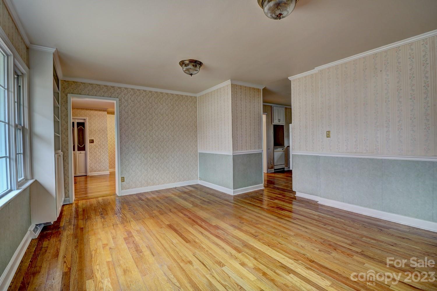 1408 Delview Road Cherryville, NC 28021 - Photo 8 of 23 wooden floor in an empty room with a window