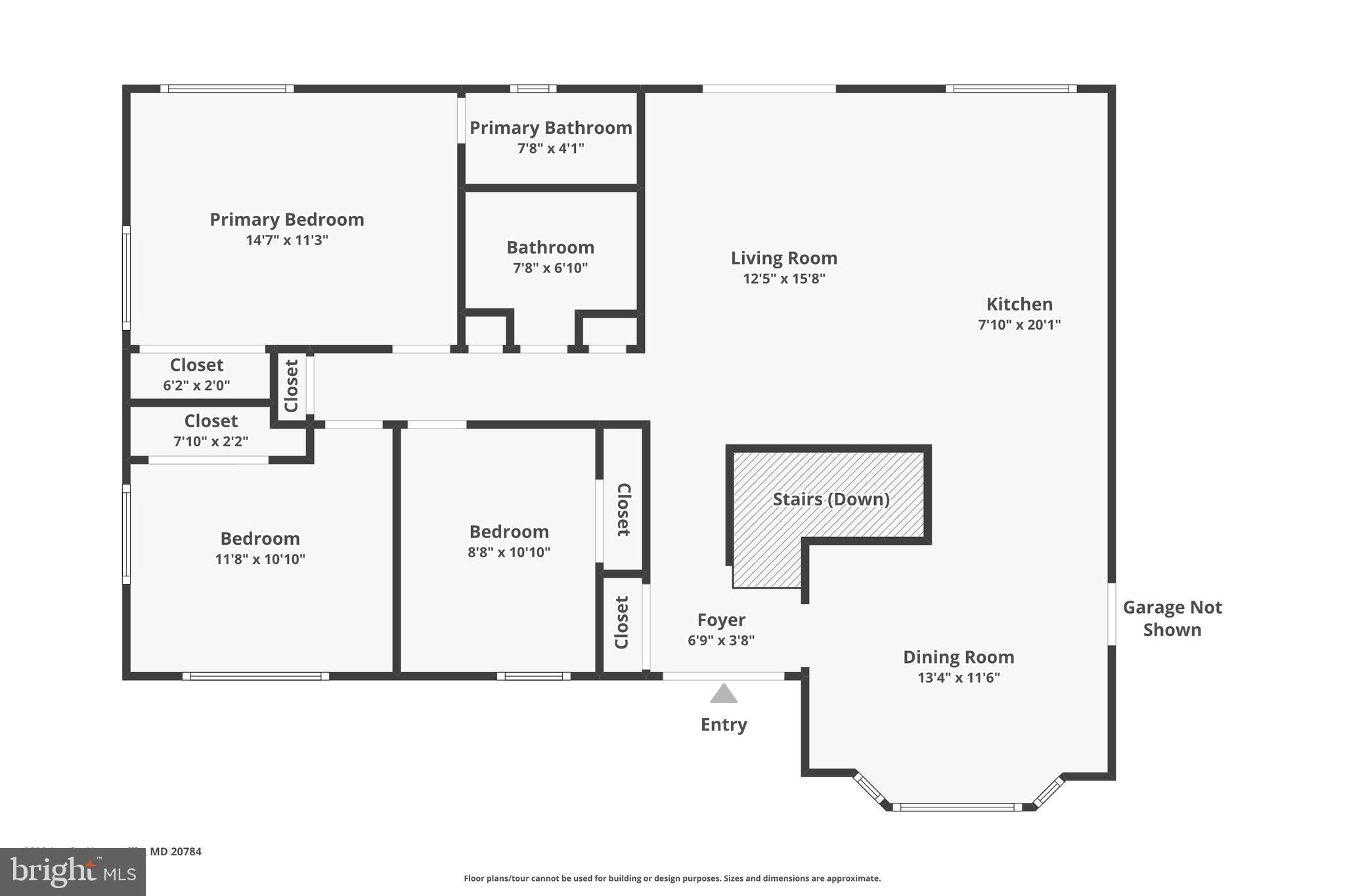 6602 Ian Street Hyattsville, MD 20784 - Photo 41 of 42 Main level Floor Plan