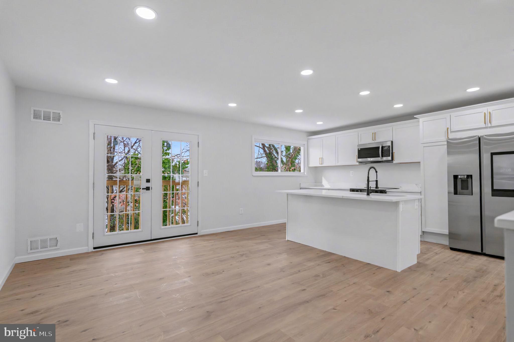 6602 Ian Street Hyattsville, MD 20784 - Photo 8 of 42 Living Room - Kitchen Combo