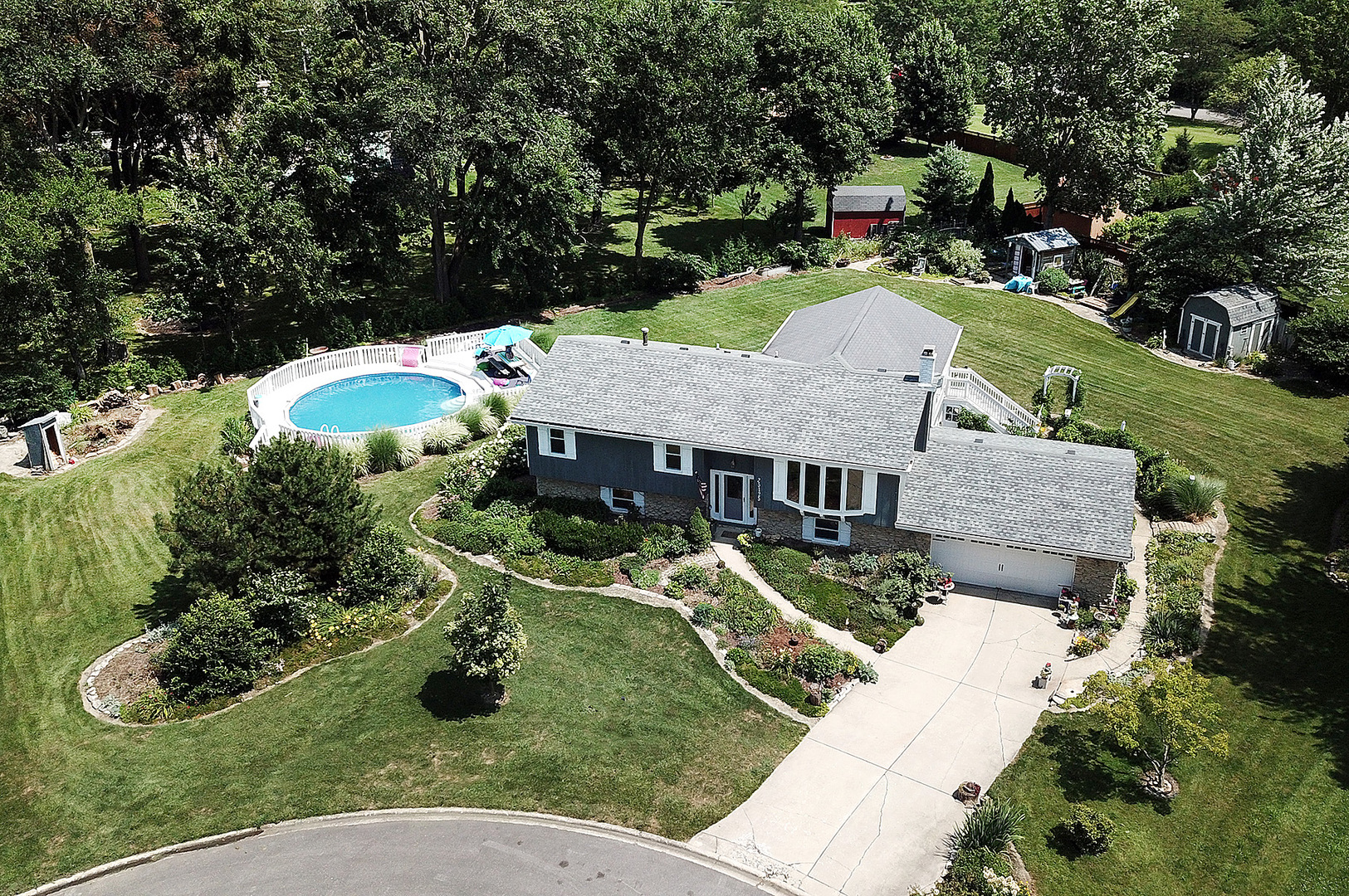 25125 South Rondorey Road Elwood, IL 60421 - Photo 3 of 45 an aerial view of a house