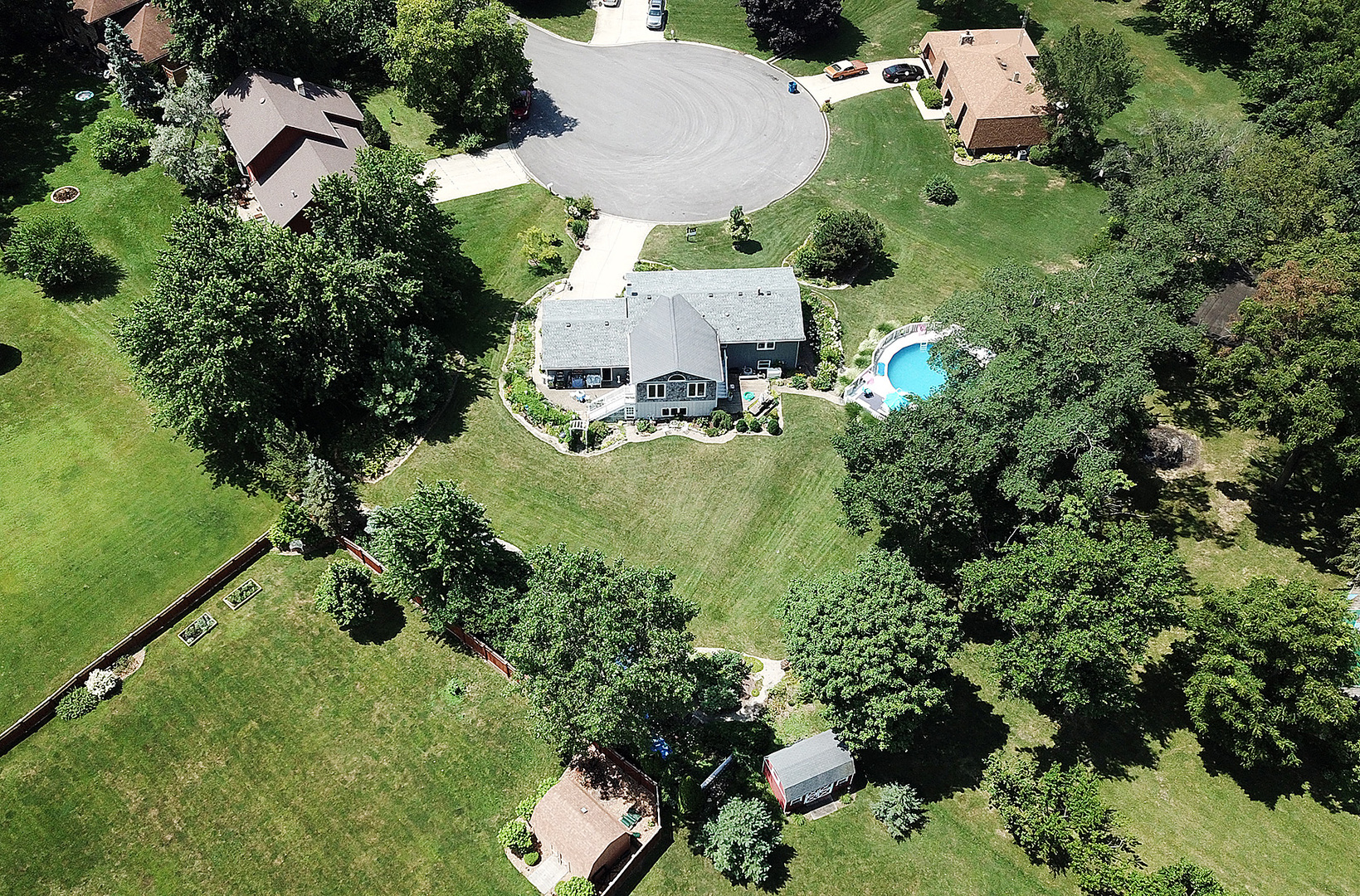 25125 South Rondorey Road Elwood, IL 60421 - Photo 41 of 45 an aerial view of residential house with outdoor space and street view