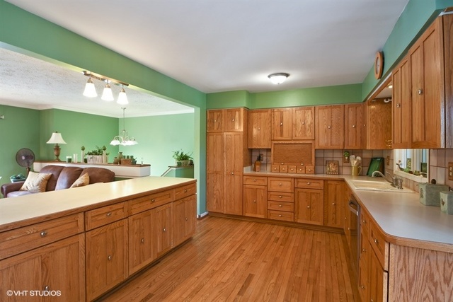 25125 South Rondorey Road Elwood, IL 60421 - Photo 10 of 45 a kitchen with a sink cabinets stainless steel appliances and a counter top space