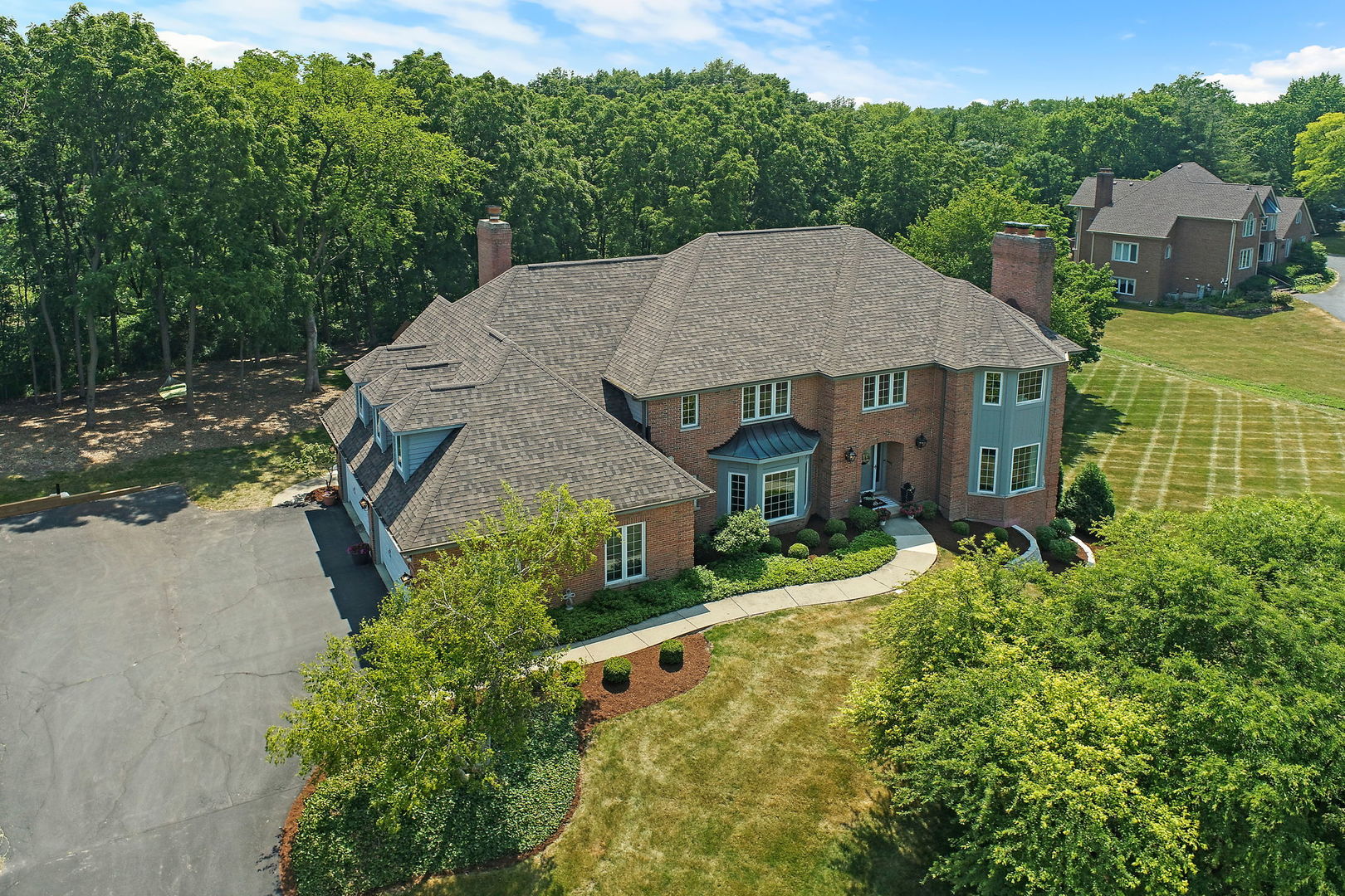 31 Overbrook Road South Barrington, IL 60010 - Photo 3 of 65 a aerial view of a house with yard and large trees