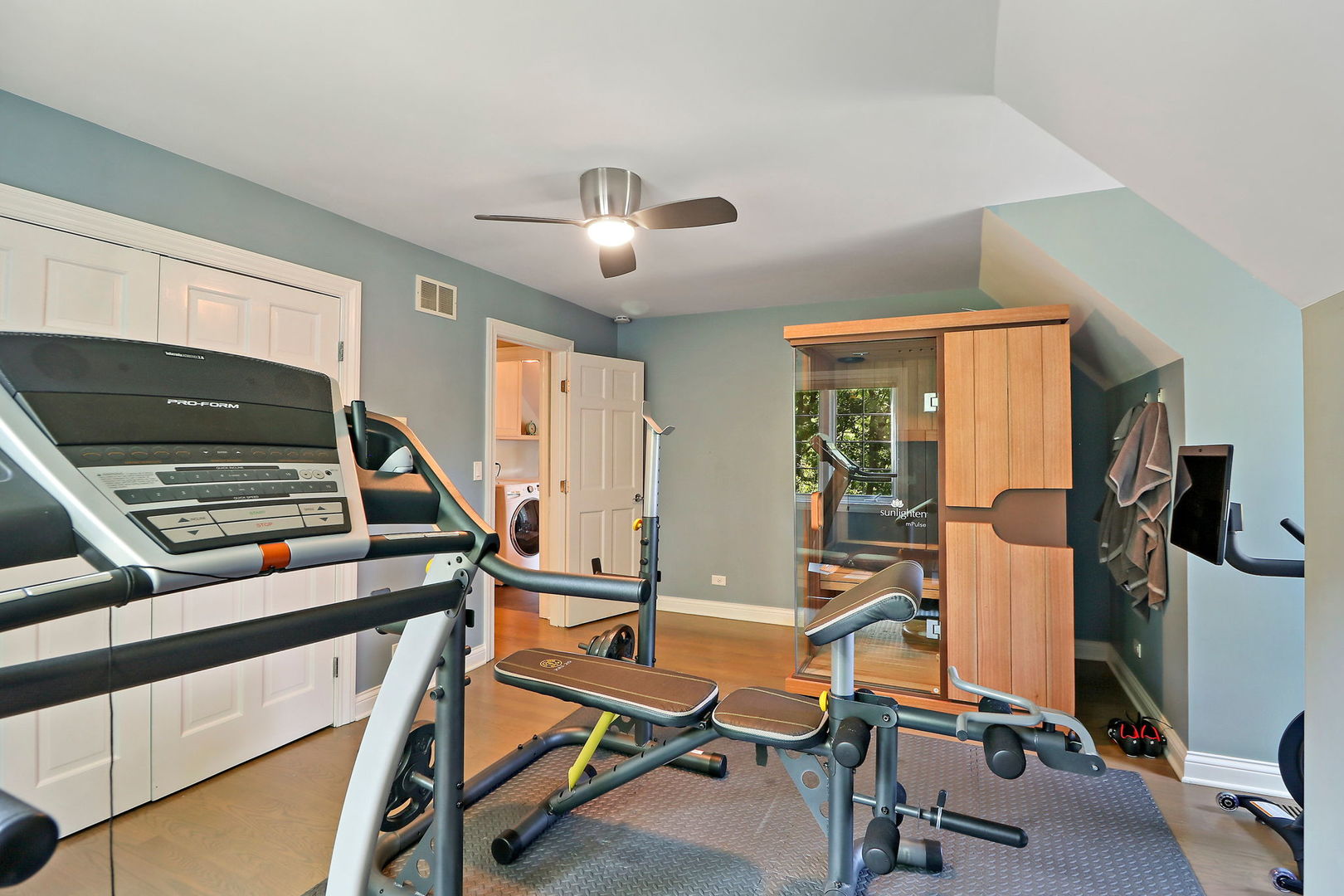 31 Overbrook Road South Barrington, IL 60010 - Photo 34 of 65 a view of a room with gym equipment