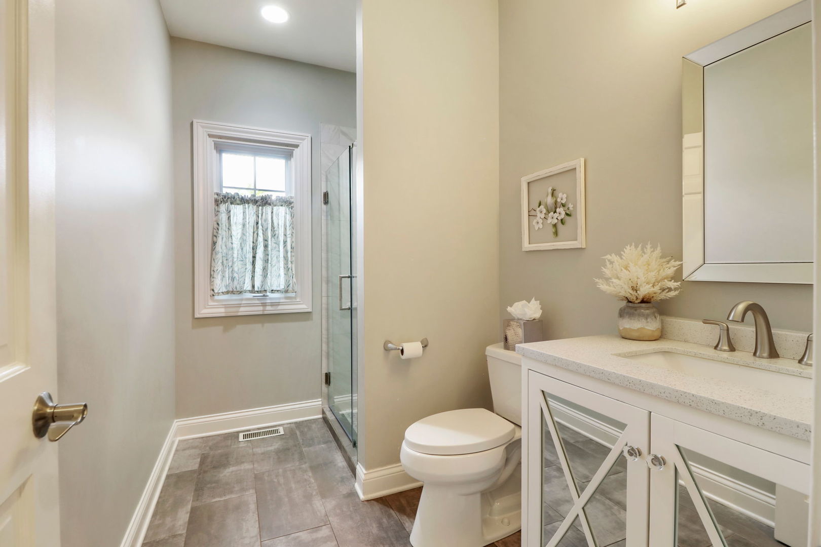 31 Overbrook Road South Barrington, IL 60010 - Photo 41 of 65 a bathroom with a sink a toilet and shower