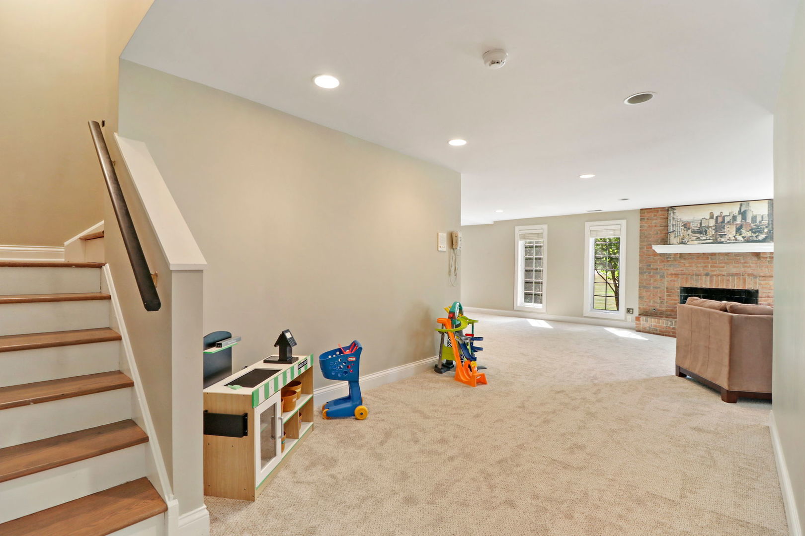 31 Overbrook Road South Barrington, IL 60010 - Photo 42 of 65 a view of a livingroom with furniture and staircase