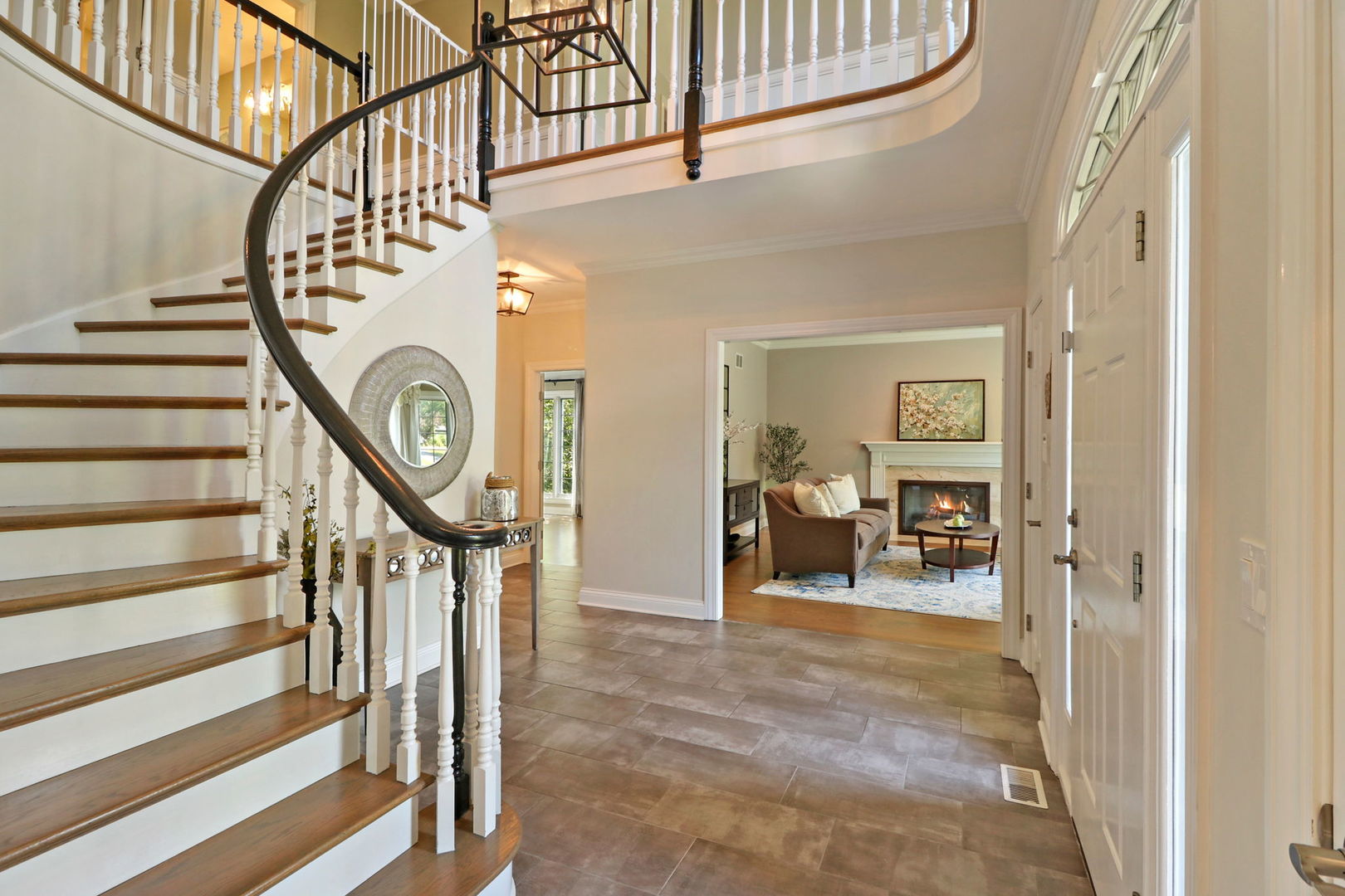 31 Overbrook Road South Barrington, IL 60010 - Photo 6 of 65 a view of entryway livingroom and hall with wooden floor