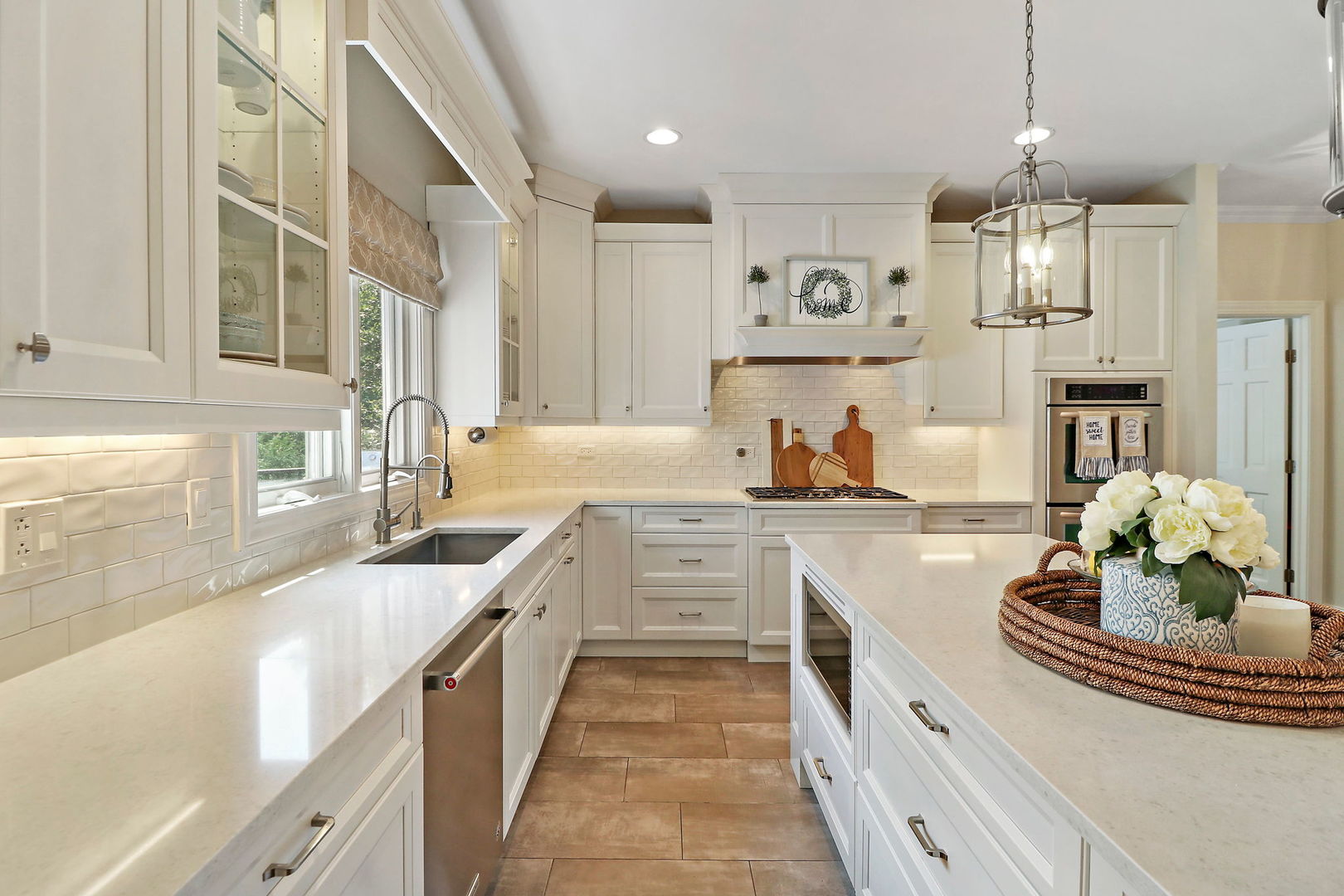 31 Overbrook Road South Barrington, IL 60010 - Photo 10 of 65 a large kitchen with stainless steel appliances granite countertop a lot of counter space and a sink