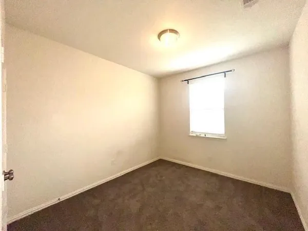 a view of a garage