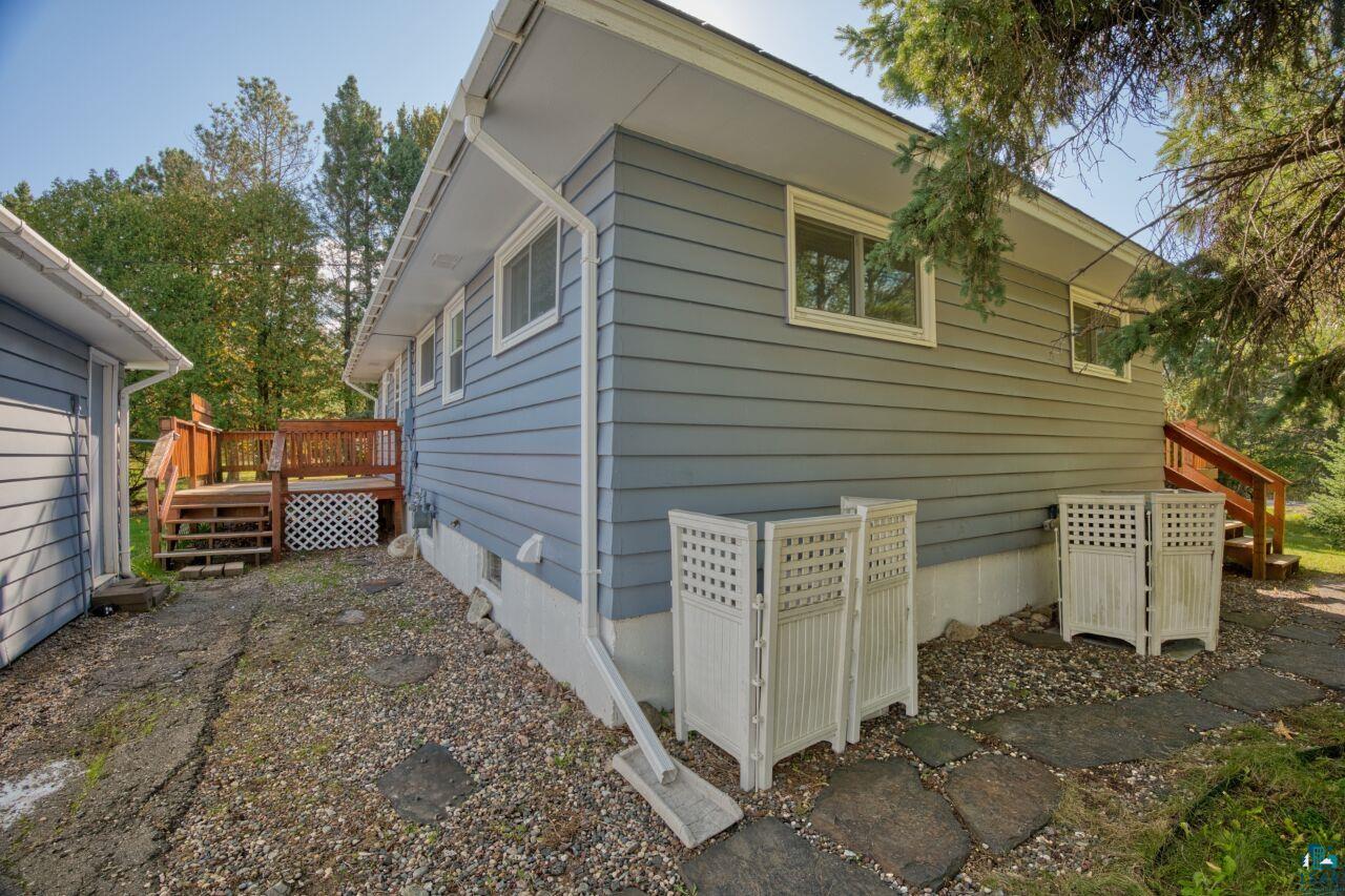 5316 Highway 110 Aurora, MN 55705 - Photo 27 of 35 View of home's exterior with a deck