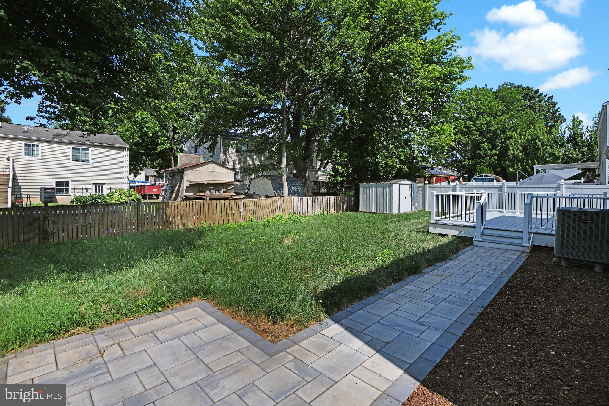 1824 Lawnview Drive Frederick, MD 21702 - Photo 17 of 21 a view of a backyard with a garden