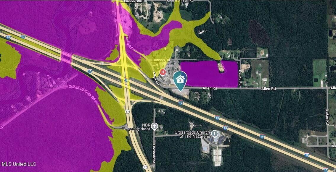 6101 Allen Road Vancleave, MS 39565 - Photo 4 of 5 Flood Map