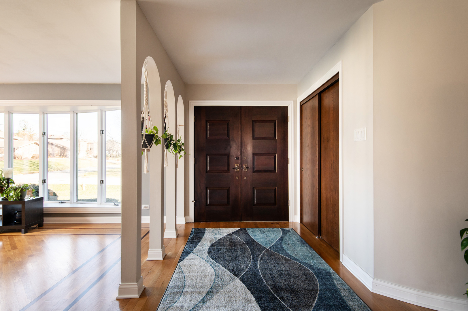 13530 South Monaghan Road Homer Glen, IL 60491 - Photo 8 of 45 a bedroom with a bed and a large window with outer view