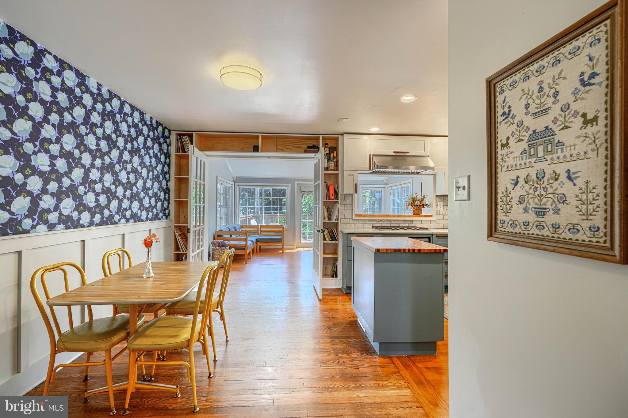 1627 Aberdeen Road Towson, MD 21286 - Photo 6 of 65 Open dining room/kitchen leading to family room