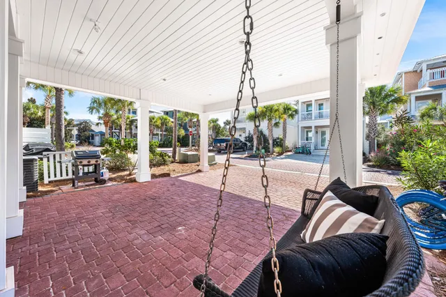 a view of living room and patio