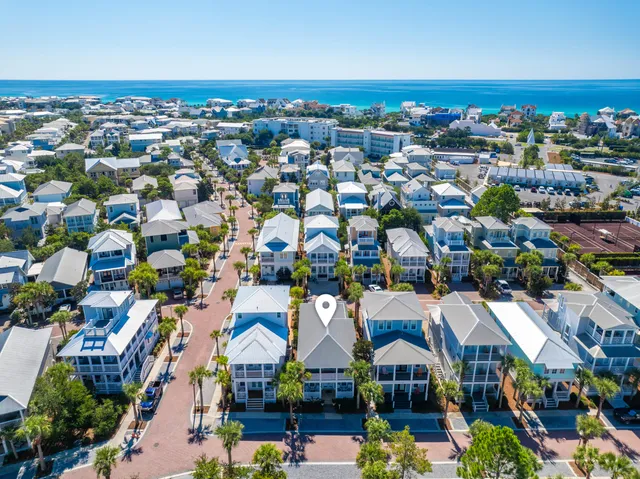 a view of city and ocean