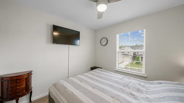 a swimming pool with a yard