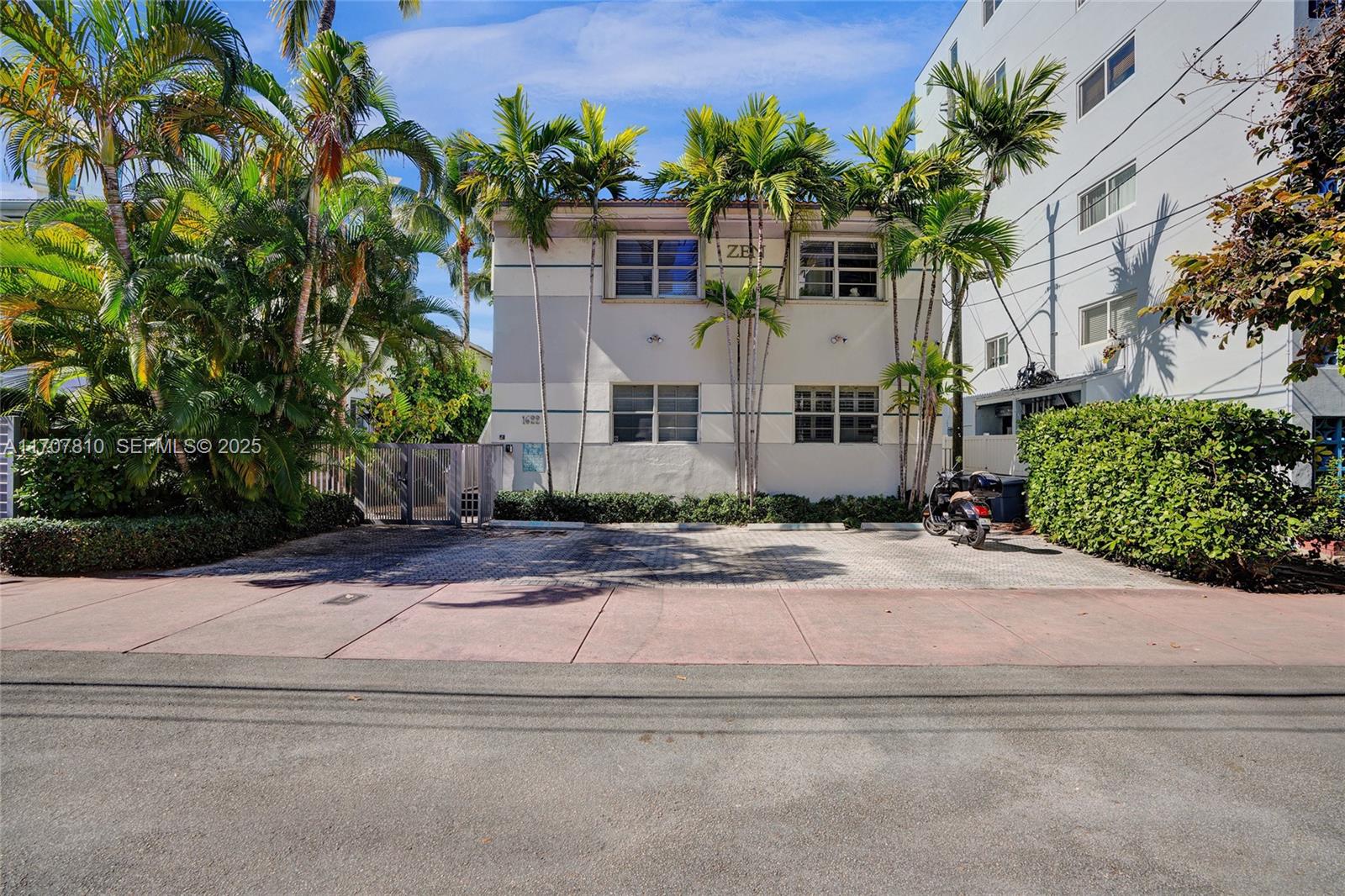 1622 Bay Road Miami Beach, FL 33139 - Photo 24 of 24 front view of house with a street