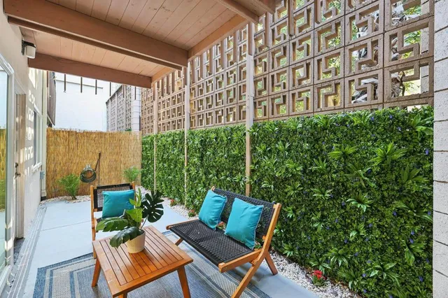 an aerial view of residential house with parking space