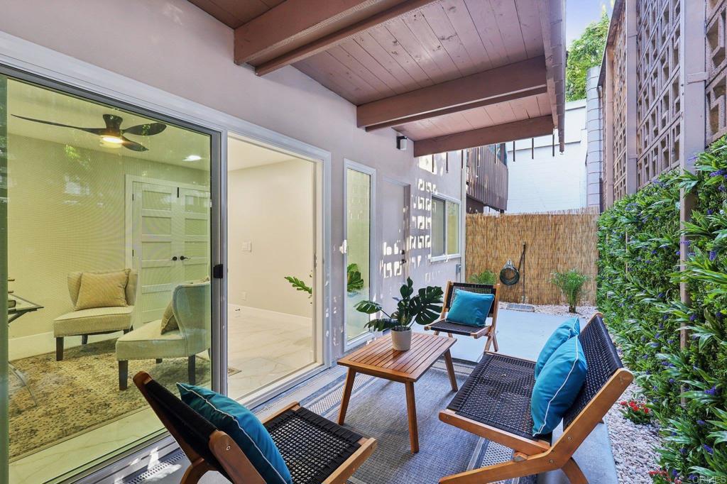 2600 Torrey Pines Road, Unit A13 La Jolla, CA 92037 - Photo 8 of 65 a outdoor living space with furniture