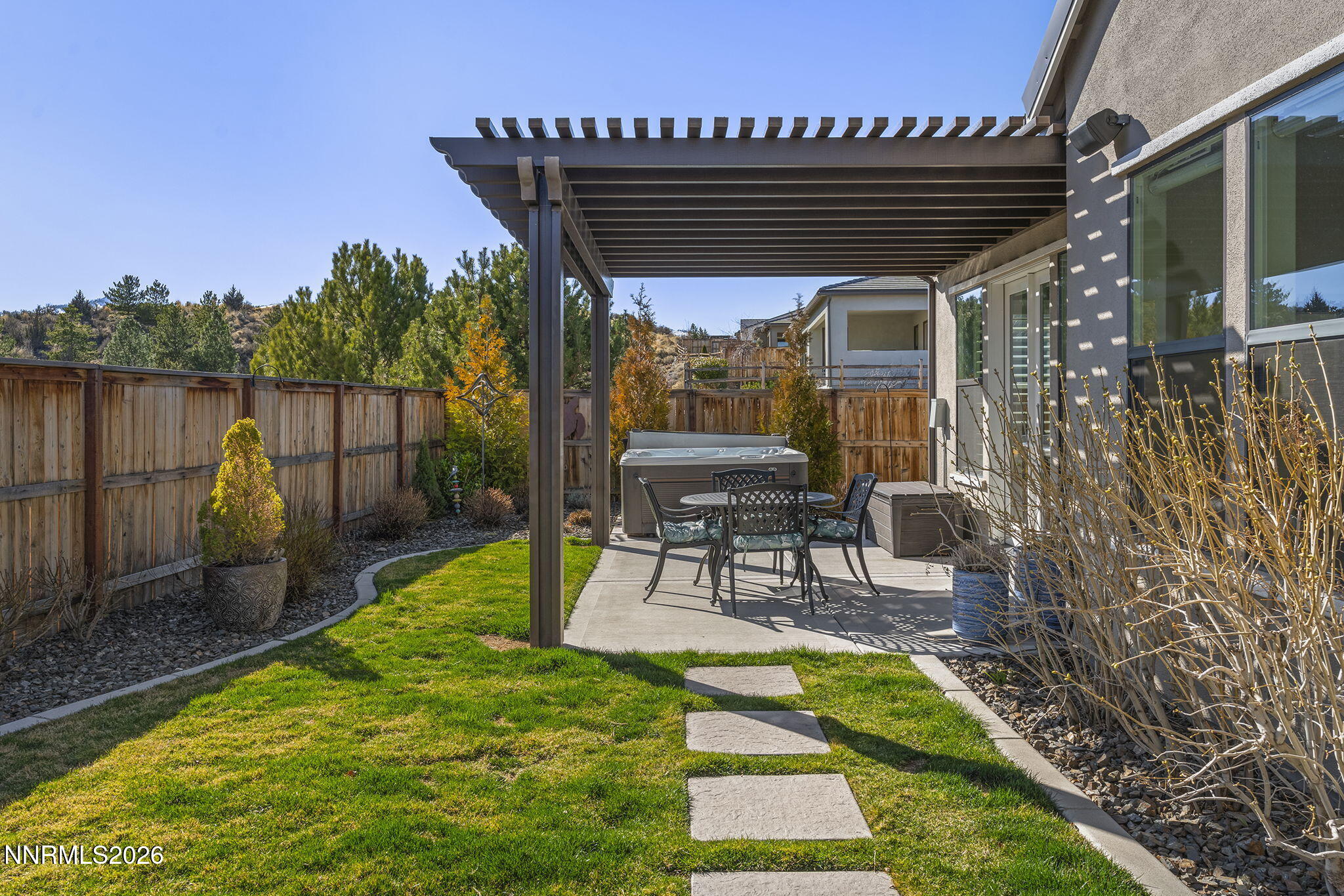 8726 Larkhaven Court Reno, NV 89523 - Photo 37 of 41 a view of a swimming pool with a patio