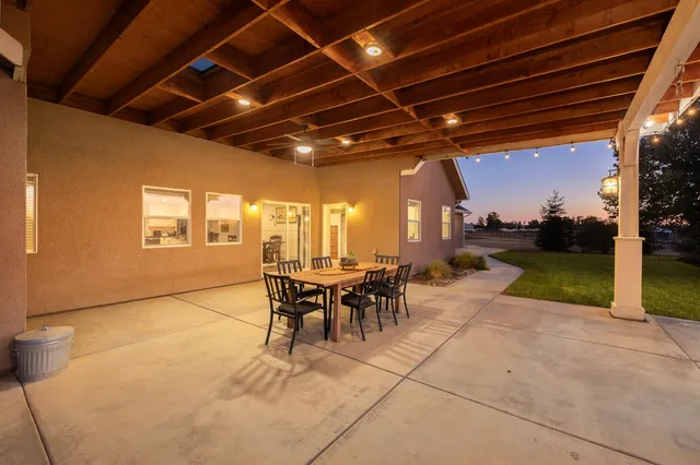 a view of swimming pool with a yard