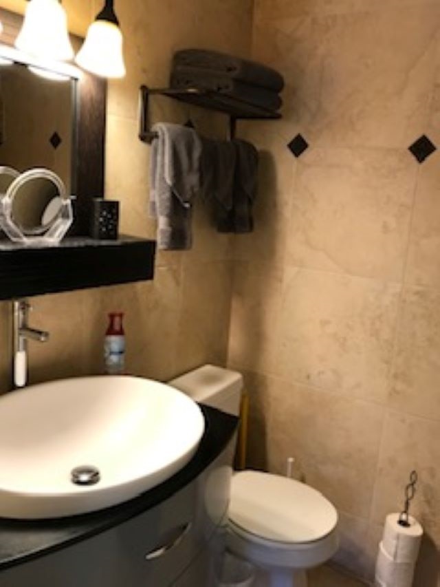 2037 South Kihei Road, Unit 1 Kihei, HI 96753 - Photo 12 of 16 a bathroom with a toilet and a mirror