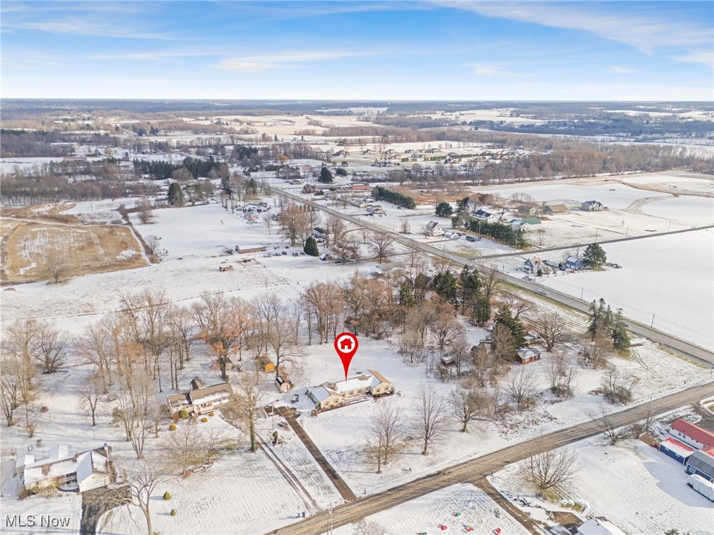 14965 Seacrist Road Salem, OH 44460 - Photo 42 of 43 View of snowy aerial view