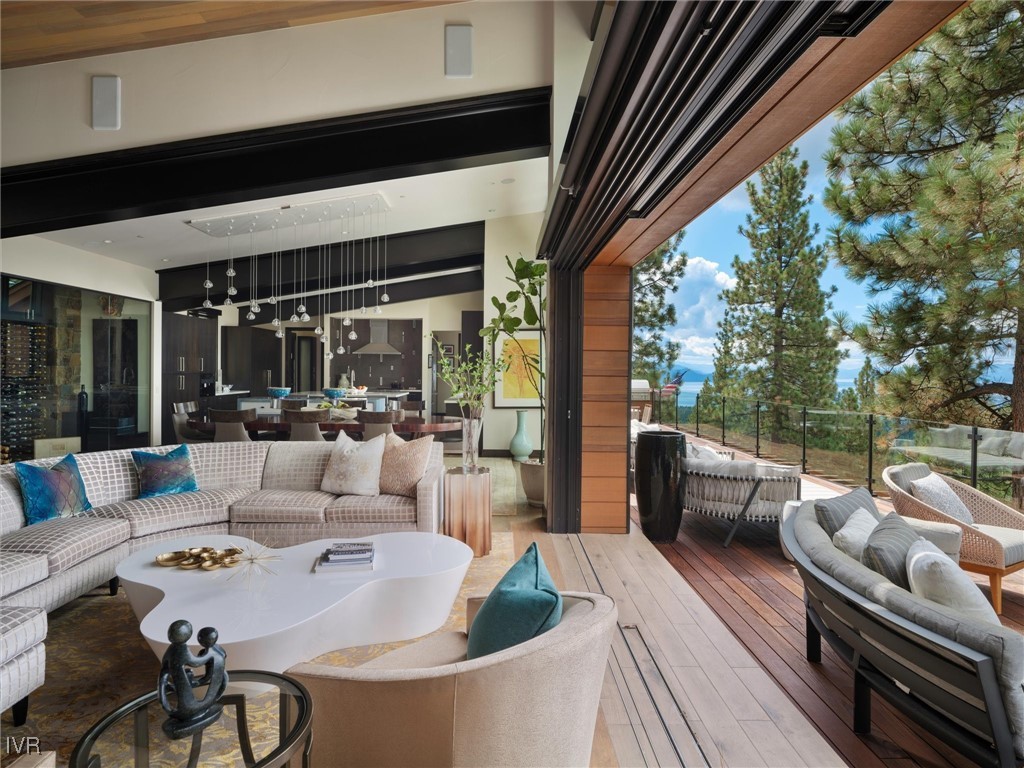 575 Fairview Boulevard Incline Village, NV 89451 - Photo 3 of 40 a living room with furniture and a large window