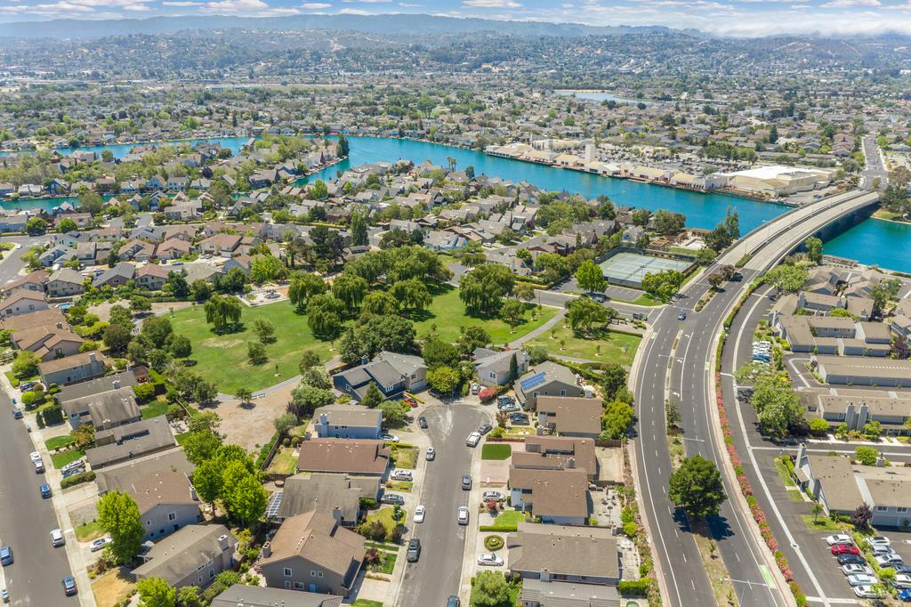 1091 Shell Boulevard, Unit 1 Foster City, CA 94404 - Photo 18 of 20 an aerial view of multiple house