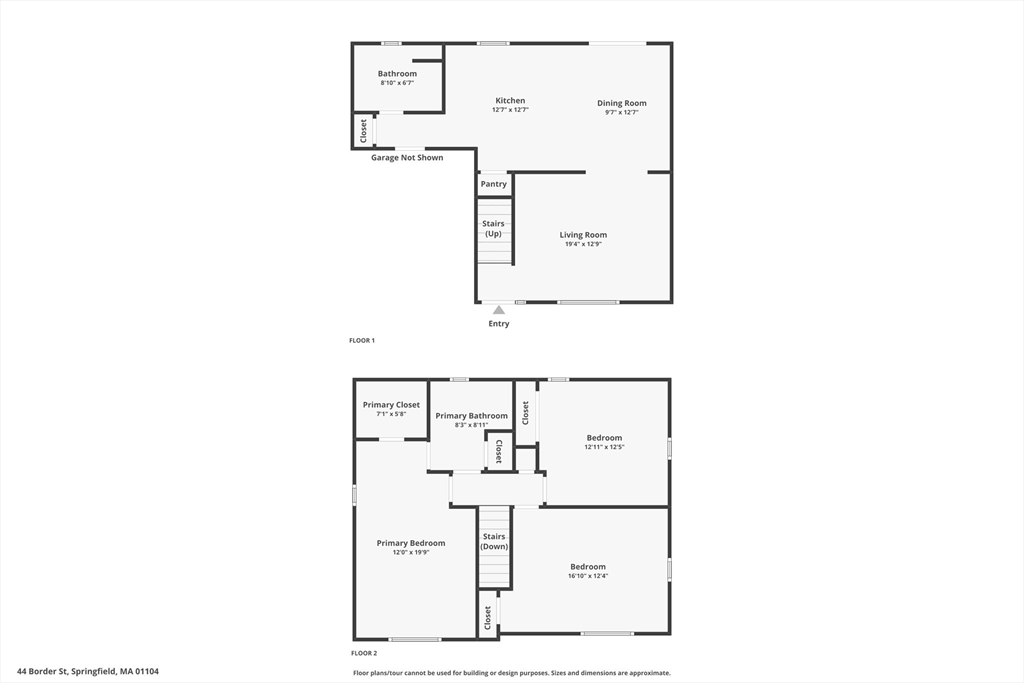 44 Border Street Springfield, MA 01104 - Photo 36 of 36 a picture of a floor plan