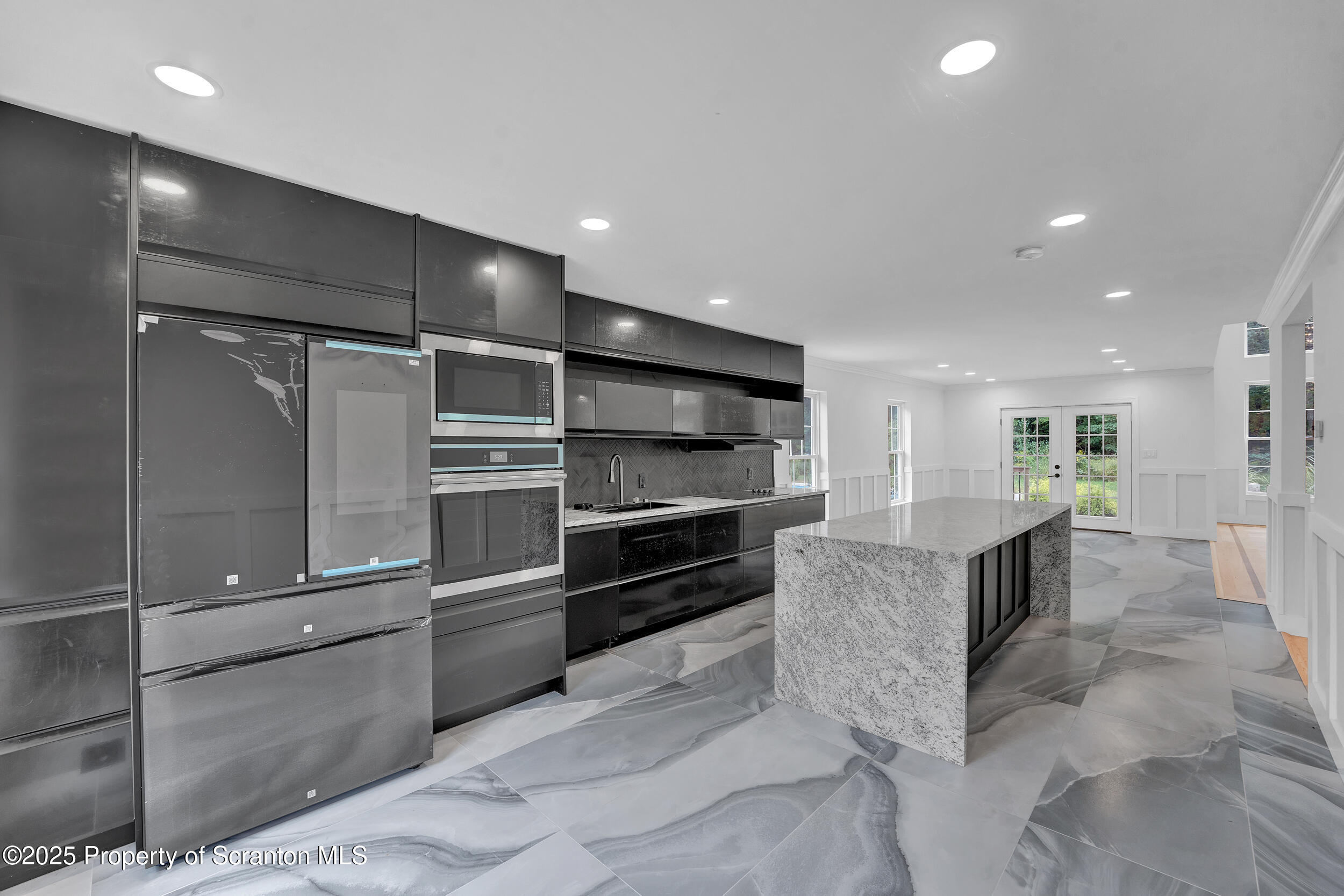 33 Fordham Road Wilkes Barre, PA 18702 - Photo 27 of 84 a kitchen with kitchen island counter top space and stainless steel appliances
