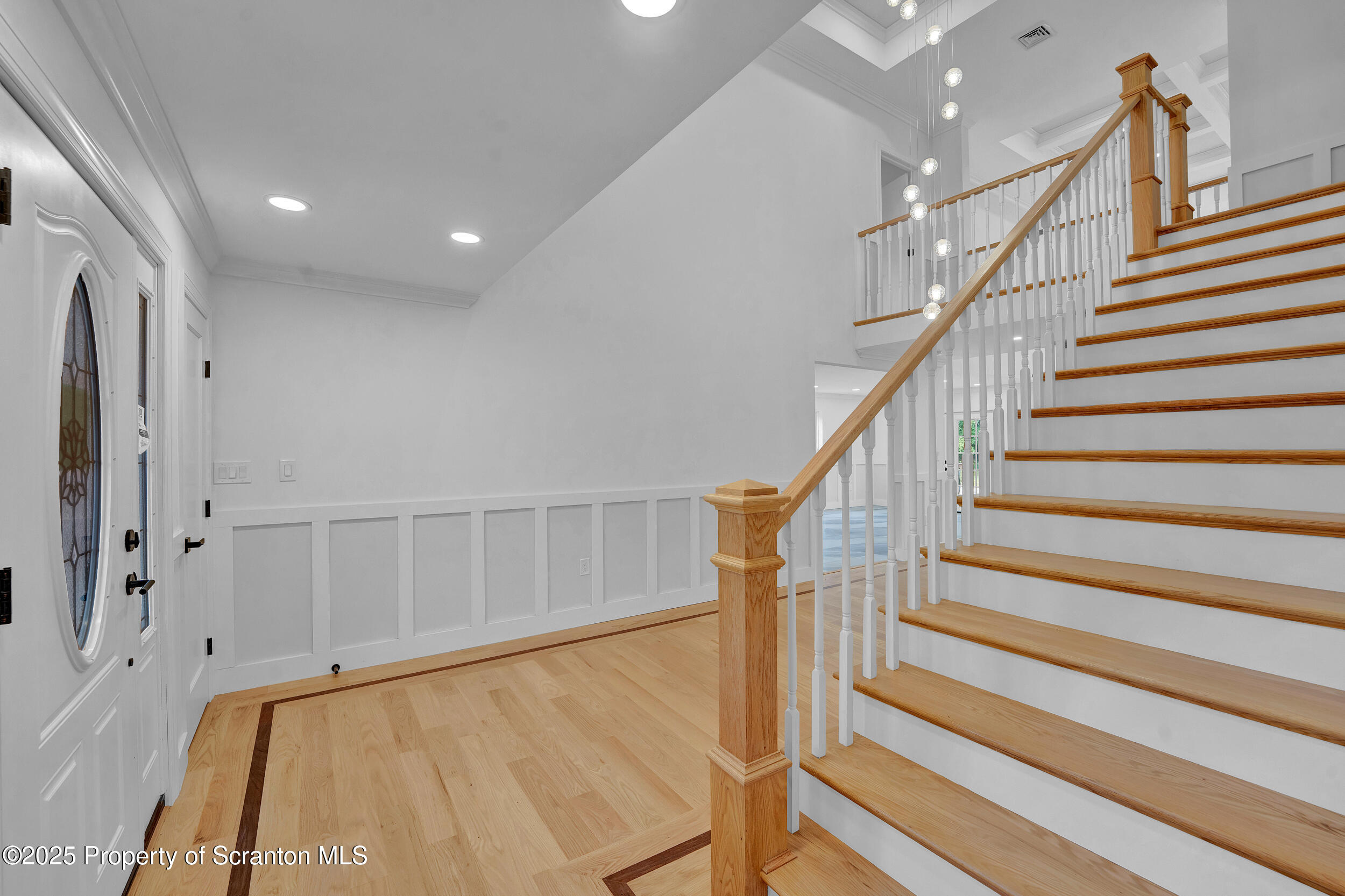 33 Fordham Road Wilkes Barre, PA 18702 - Photo 39 of 93 a view of staircase with white walls and railing