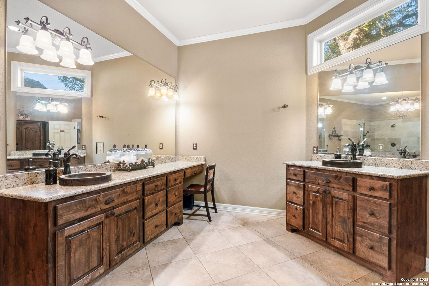 325 Whitestone Drive Spring Branch, TX 78070 - Photo 15 of 50 a bathroom with a sink double vanity and a mirror
