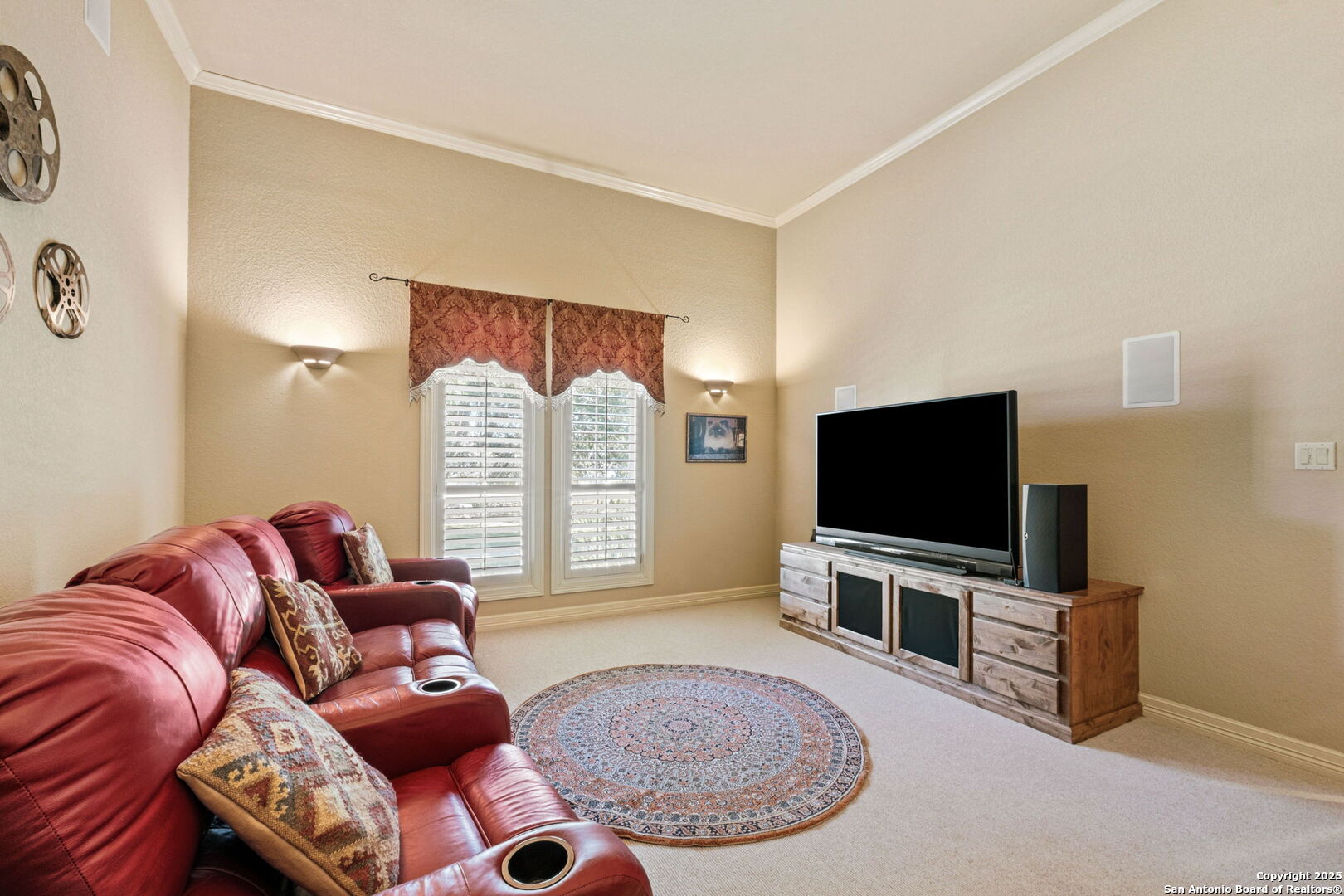 325 Whitestone Drive Spring Branch, TX 78070 - Photo 26 of 50 a living room with furniture and a flat screen tv