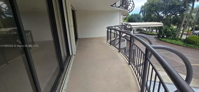 a front view of a building