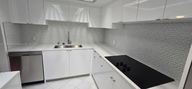 a close view of sink