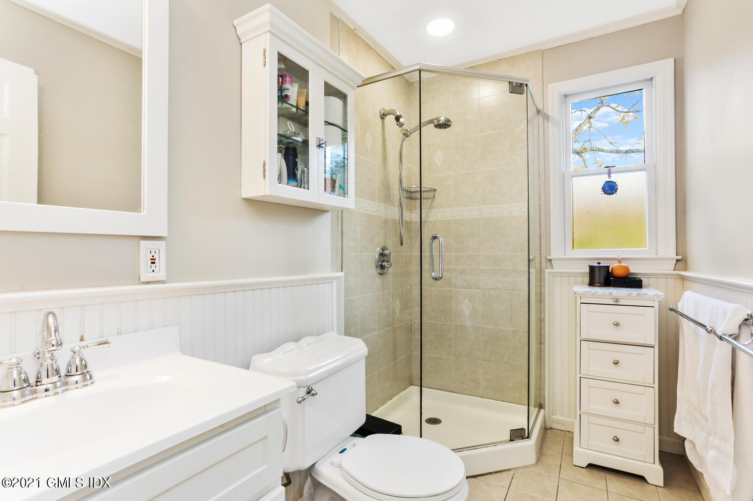 6 Palmer Terrace Riverside, CT 06878 - Photo 17 of 24 a bathroom with a sink toilet and shower