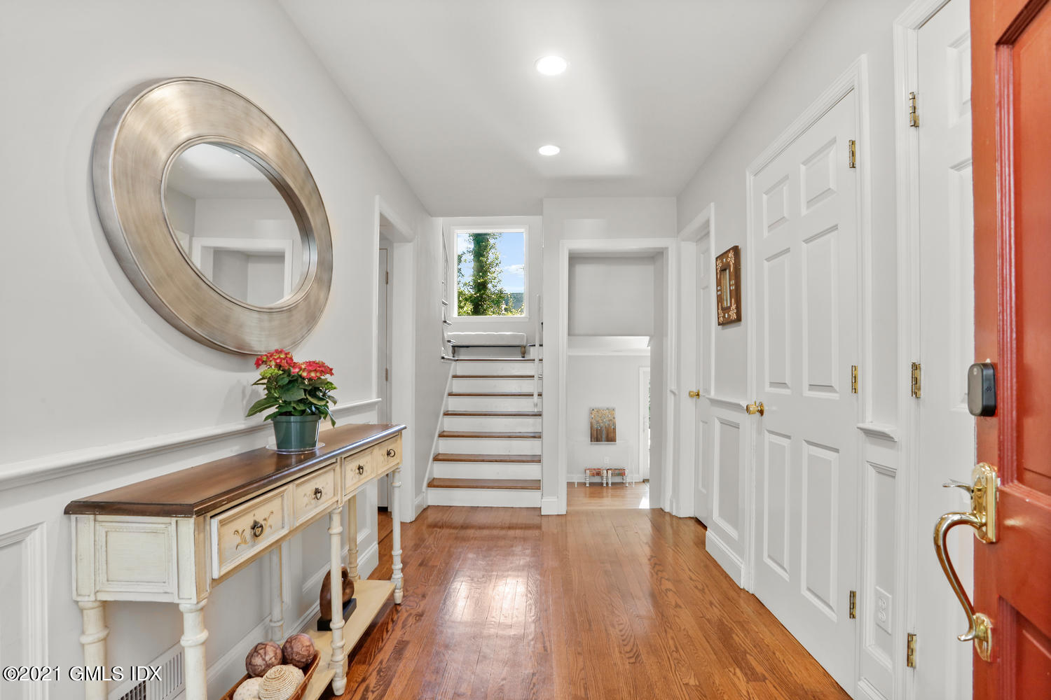 6 Palmer Terrace Riverside, CT 06878 - Photo 3 of 24 a view of an entryway with wooden floor