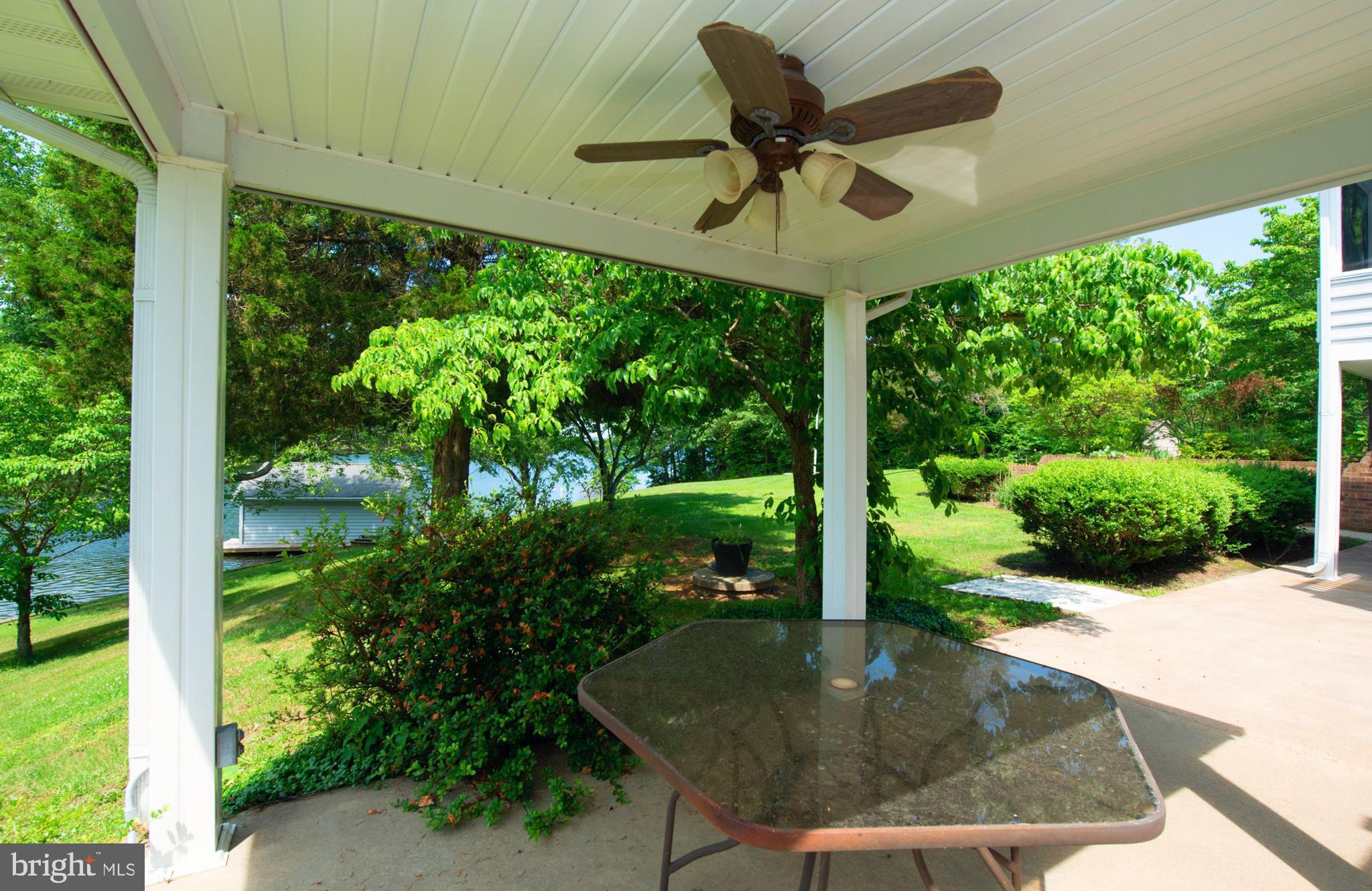 737 Plum Tree Road Bumpass, VA 23024 - Photo 27 of 46 Patio under deck