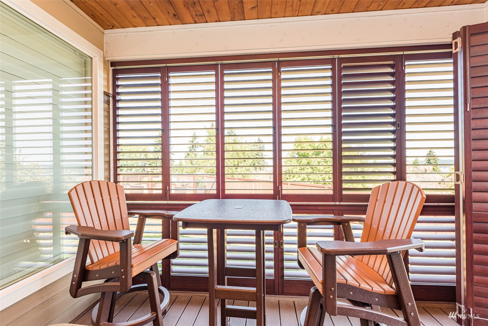411 Jones Farm Road Sequim, WA 98382 - Photo 23 of 40 a view of a dining room with furniture and windows
