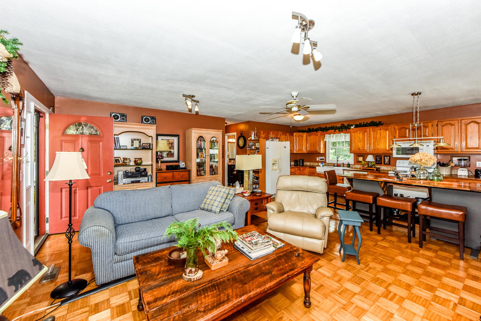297 Lester Whitt Road Rutledge, TN 37861 - Photo 7 of 27 a living room with furniture a chandelier and a dining table